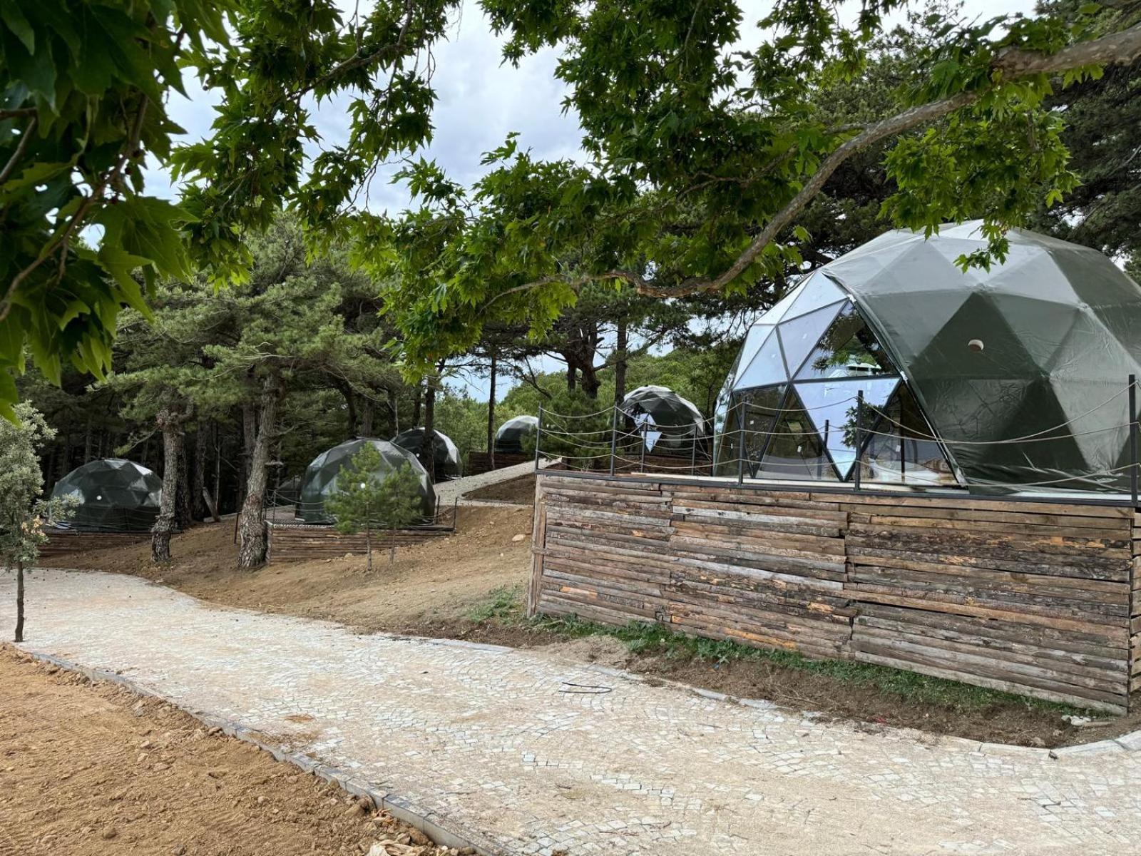 Hotel Mas Kazdagi Glamping Edremit  Exterior foto